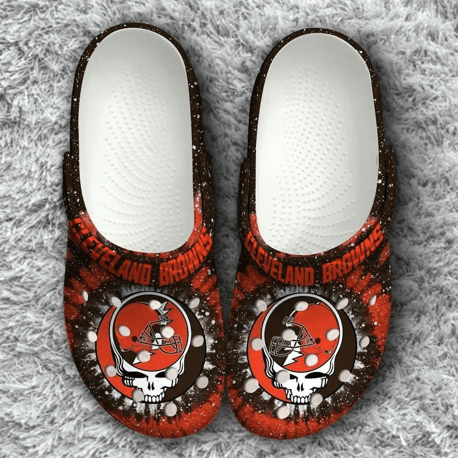 Cleveland Browns Grateful Dead Classic Crocss Clog Comfortable Shoes Ver608