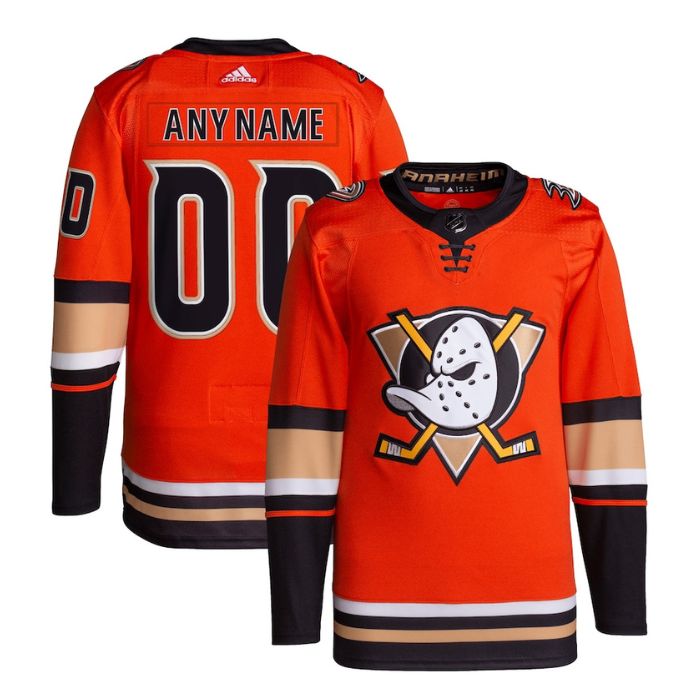 Anaheim Ducks Alternate 2023 Custom Jersey – Orange