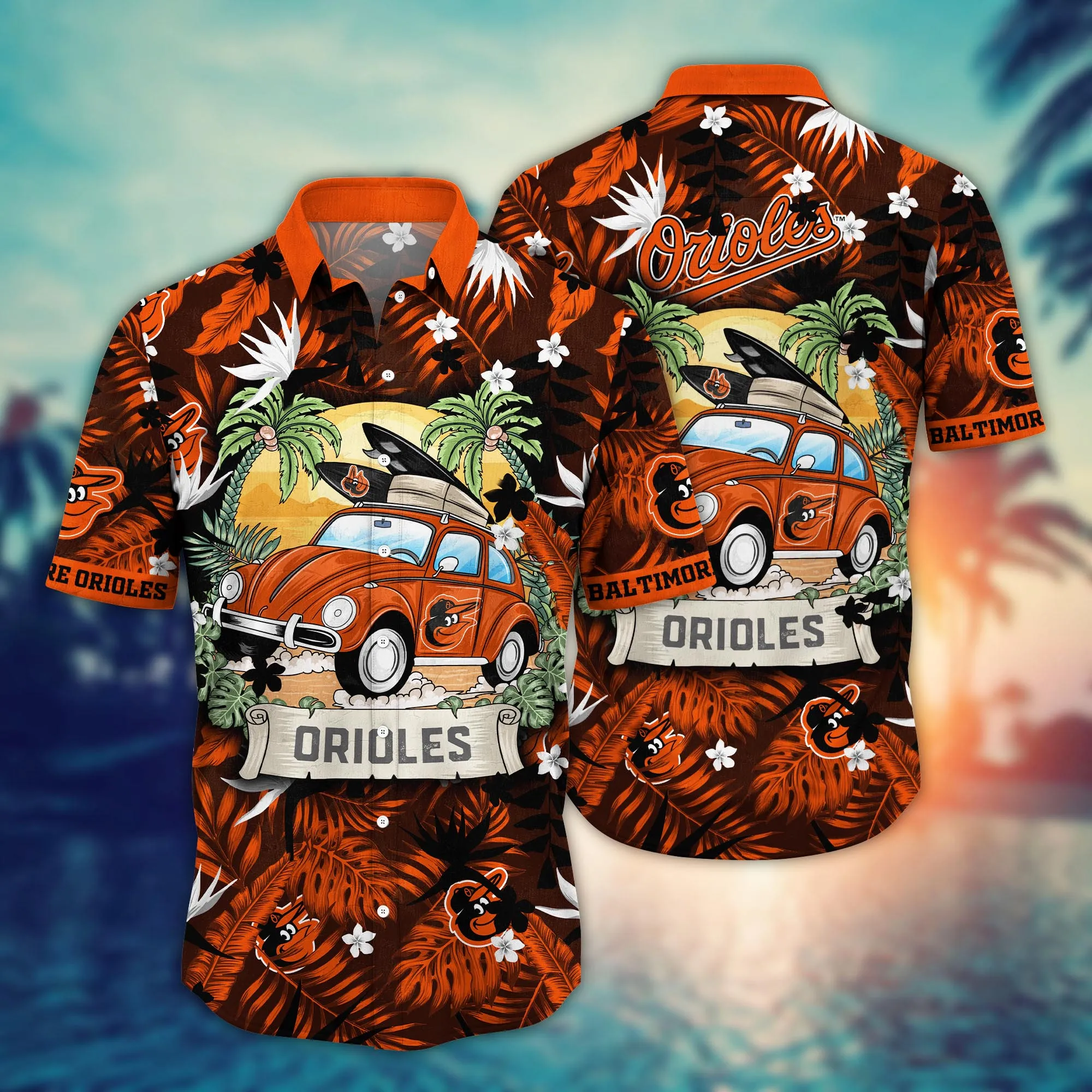 Baltimore Orioles Mlb Hawaiian Shirt Sunshinetime Aloha Shirt