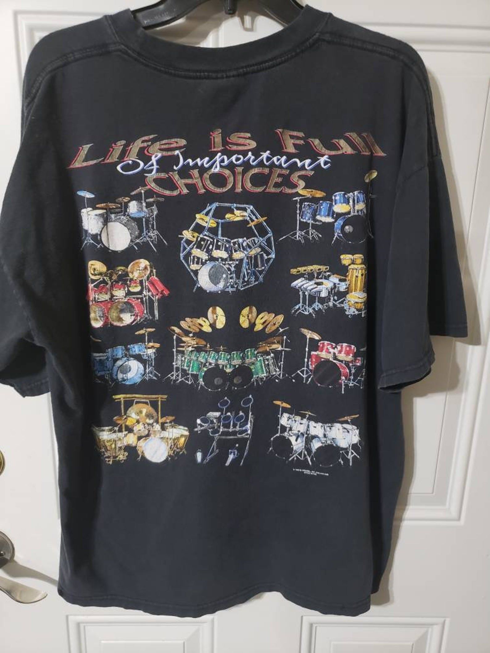 Vintage 1998 Drums Tshirt