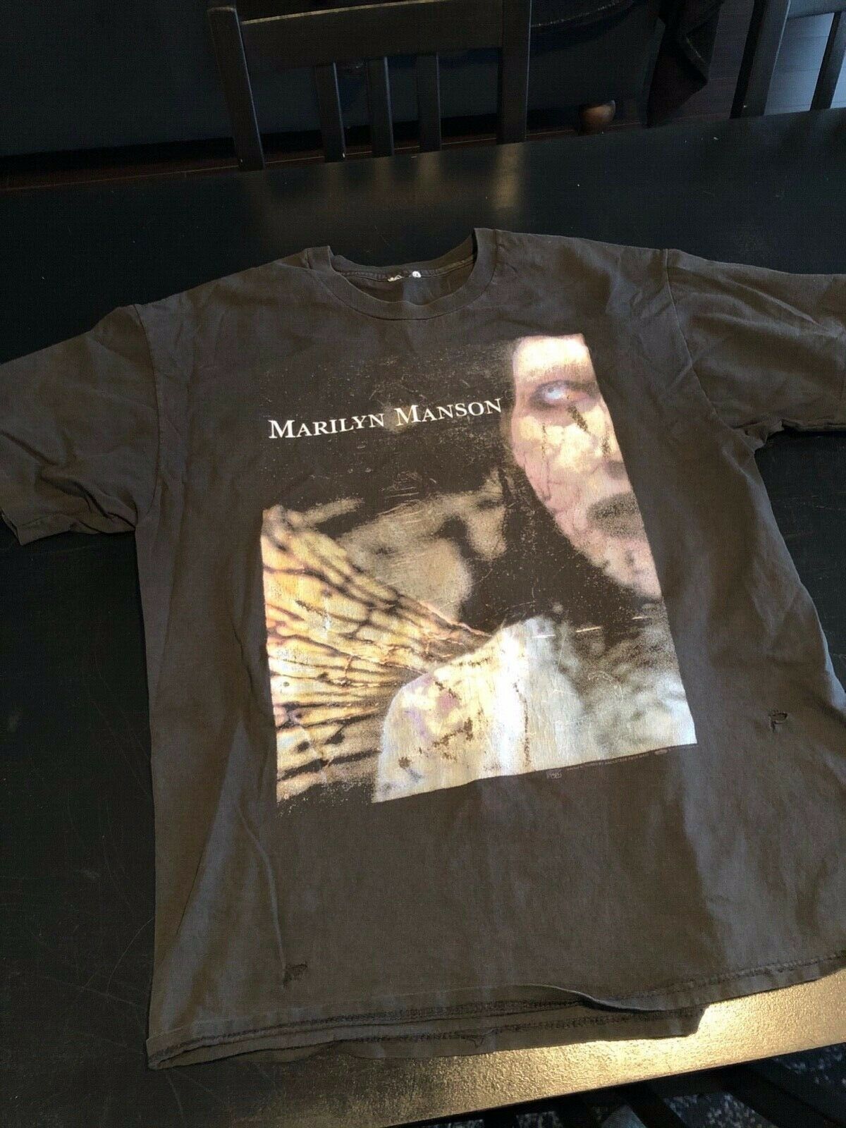 Vintage 90S Marilyn Manson Shirt Antichrist Superstar