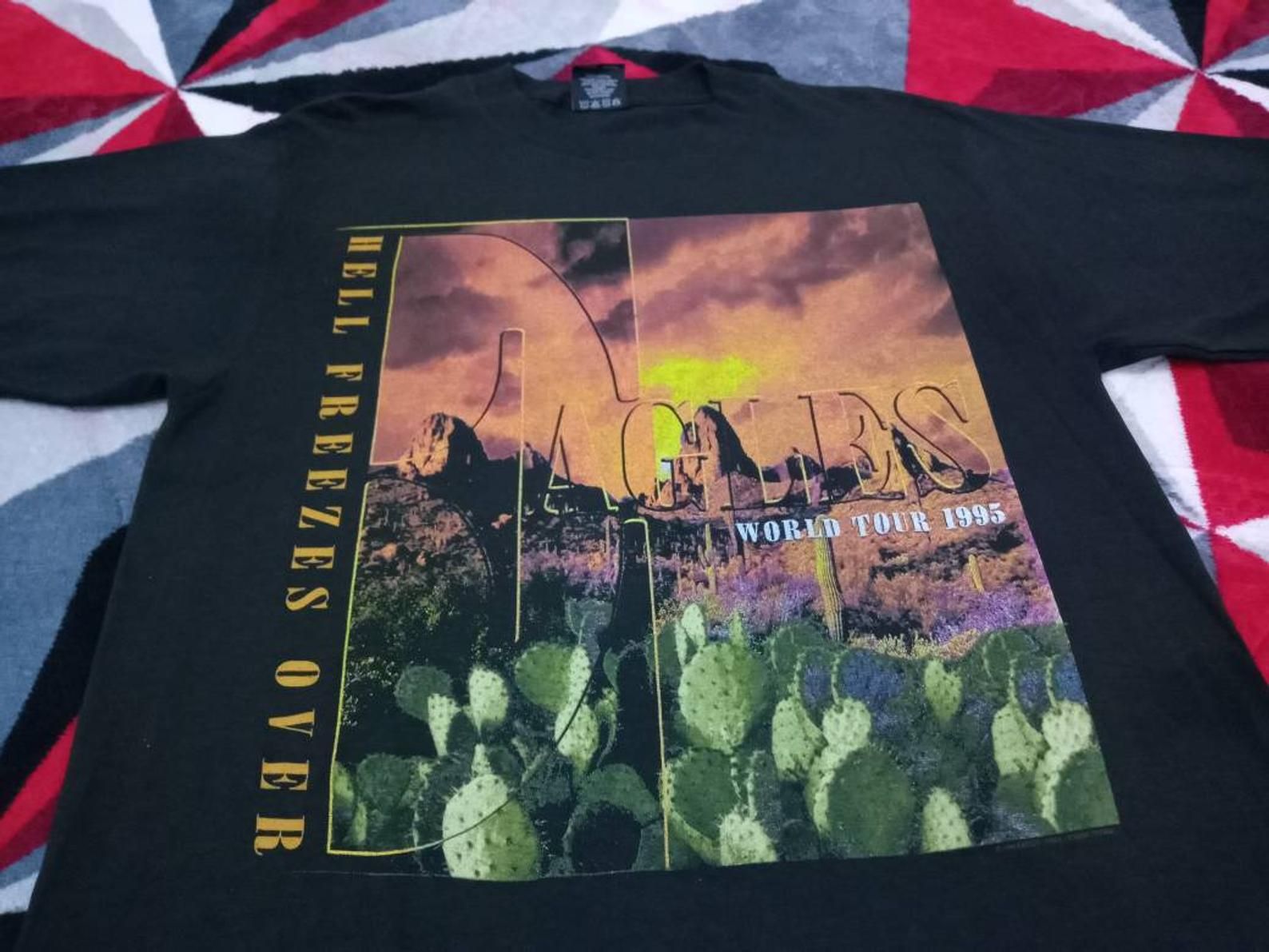 Vintage Eagles Hell Frezees Over Tour 1995 T Shirt