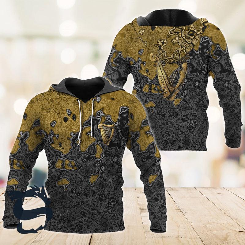 Holographic Colorful Guinness Beer Hoodie & Zip Hoodie