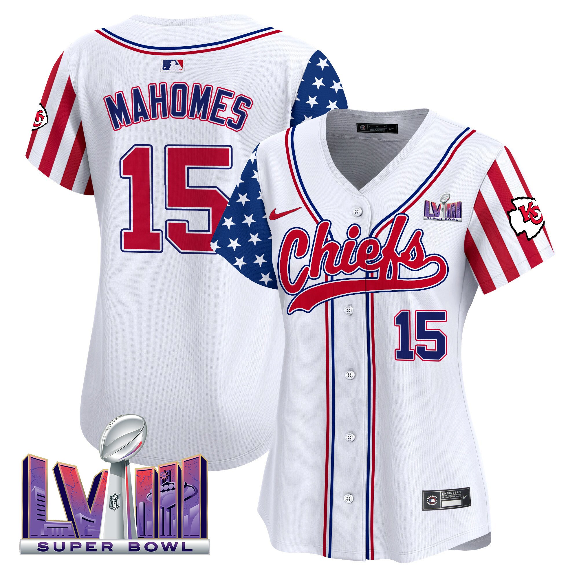 Women’S Chiefs 2024 American Style Vapor Premier Limited Jersey – All Stitched