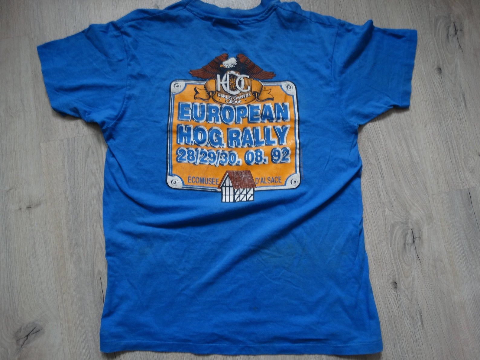 Vintage 1992 Harley Davidson T-Shirts Vintage 90S Harley Davidson 1992 Hog Rally T Shirt