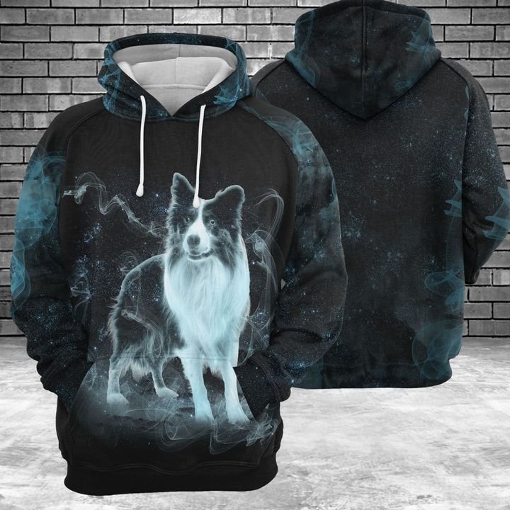 Border Collie Galaxy 3D Printed Hood &hellip;