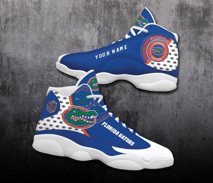 Florida Gators Custom Name American Football Air Jordan 13 Shoes JD13 V421