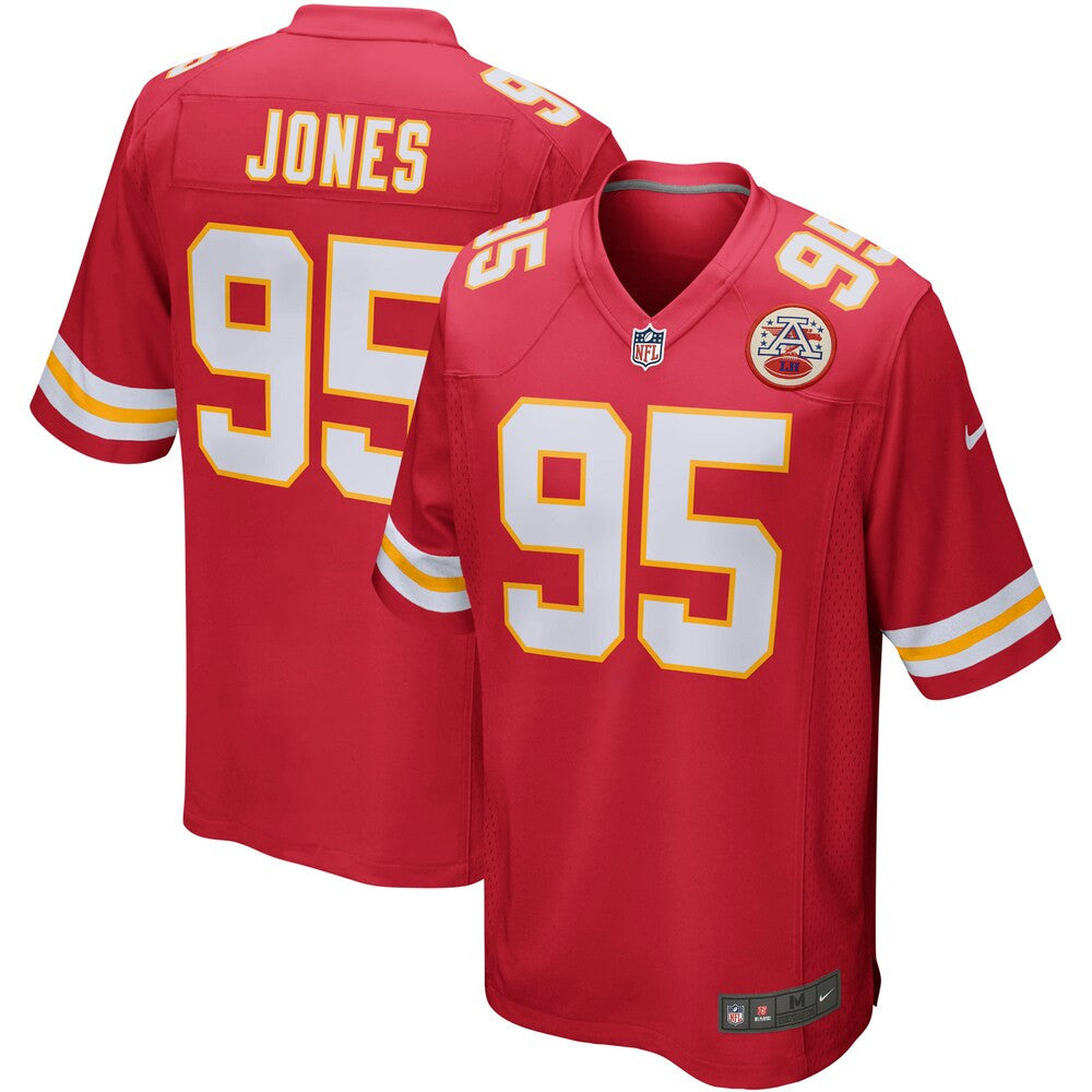 Men’S Kansas City Chiefs Chris Jones Nike Red Player Game Jersey