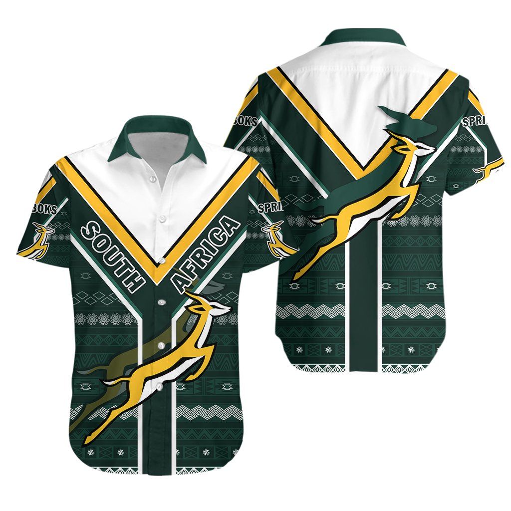 Custom Rugby Africa Kenya Kid Hawaiian Shirt Black Kenyan 22-23 Motif LT9