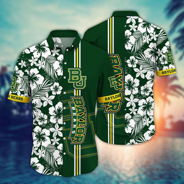 NCAA Baylor Bears Hawaiian Shirt Flo &hellip;