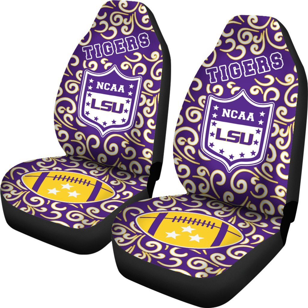 LSU Tigers Car Seat Covers Sets For Car CSC5608