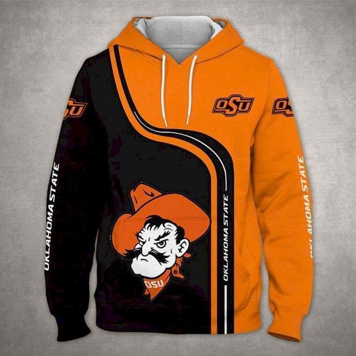 Oklahoma State Cowboys Ncaa 3D Hoodie Sweatshirt