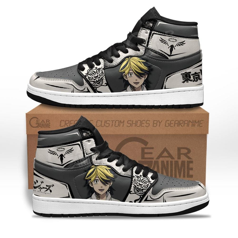 Hanemiya Kazutora Anime Tokyo Revengers Air Jordan 1 High Shoes Sneakers