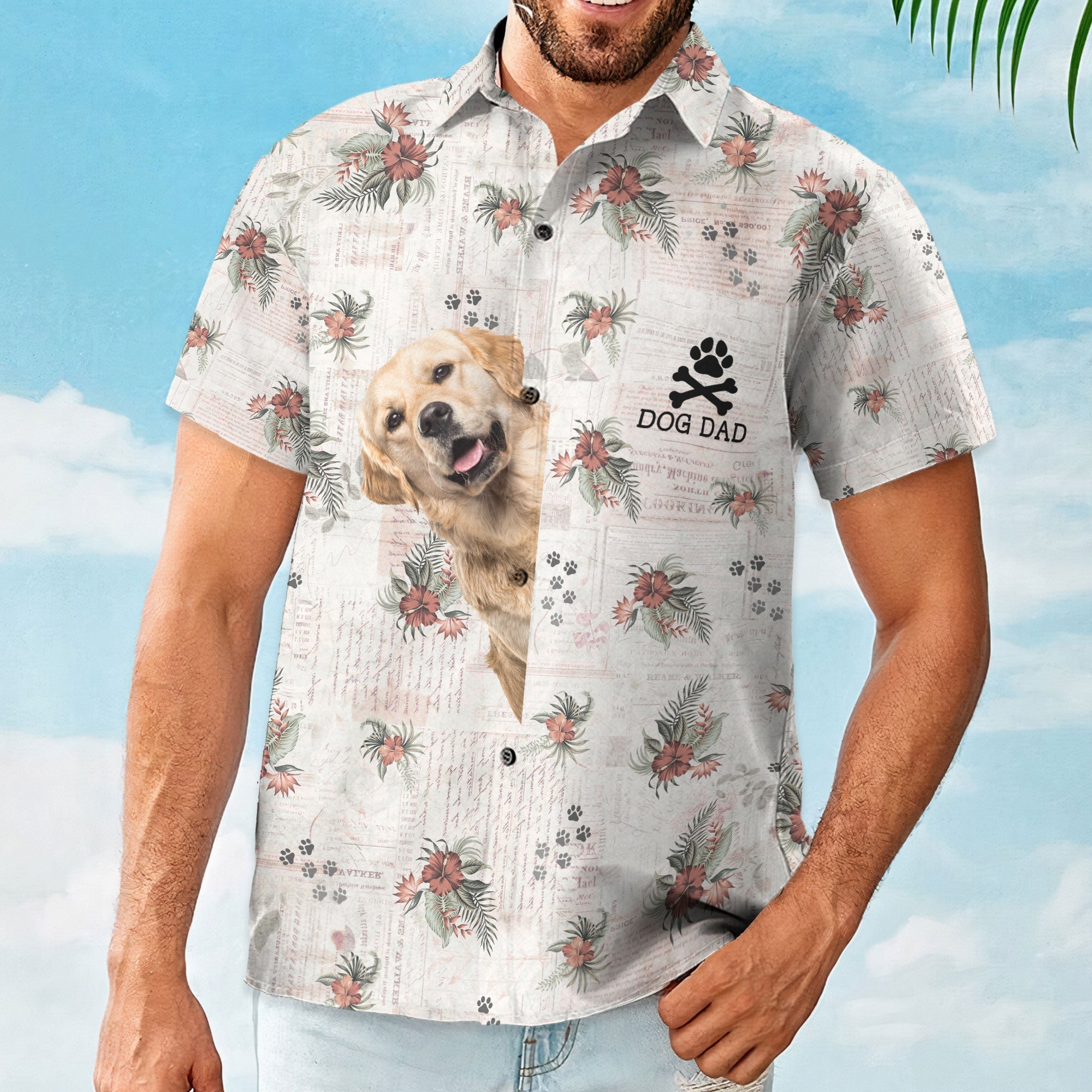 Personalized Custom Photo Hawaiian Shirt – Loving, Birthday Gift For Dog Dad, Dog Lover, Dog Owner