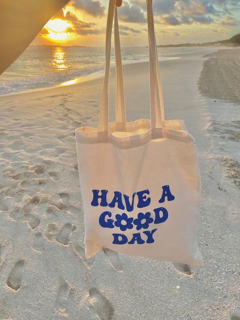 Have a good day canvas tote bags, Canvas Tote Bags, Tote Bag Design, Tote Bag Idea