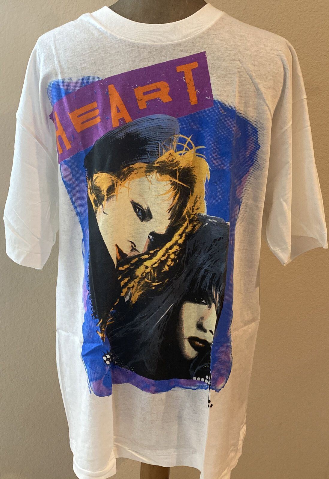 Rare! True Vintage 80’S Heart Original Concershirt Band ’88 Bad Animals Tour