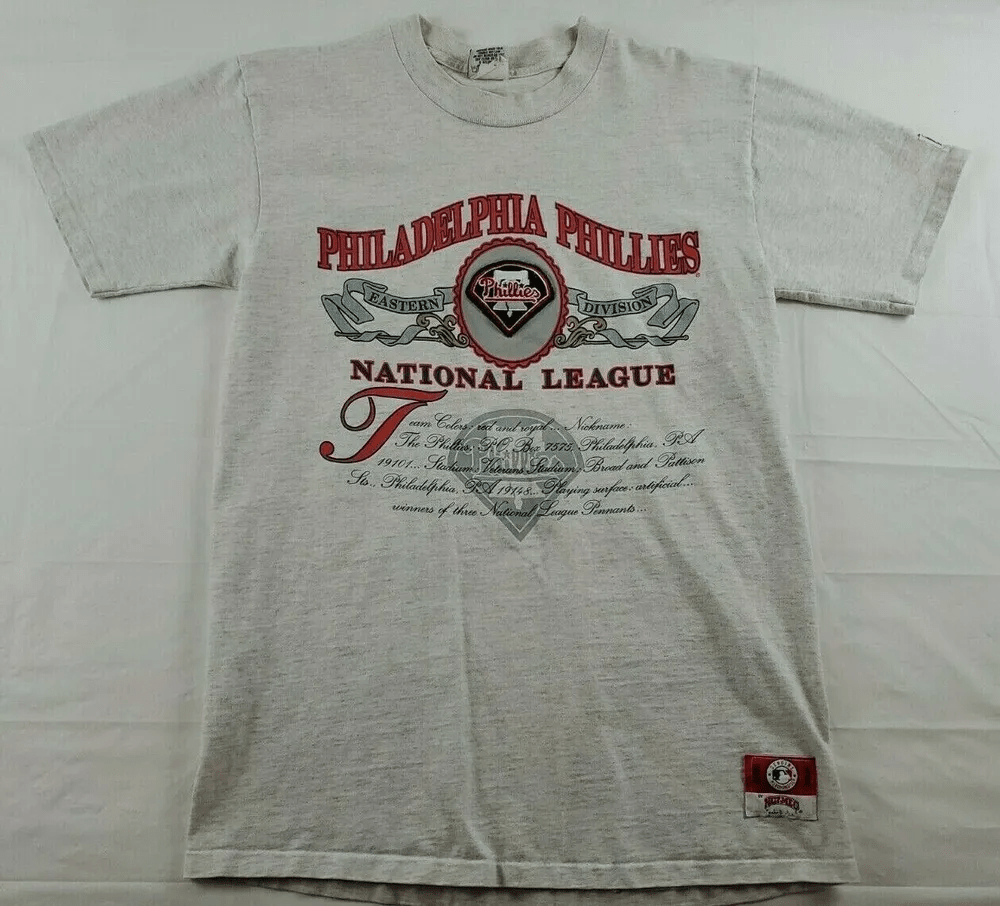 Philadelphia Phillies T Shirt Vintage 90S Nutmeg National League