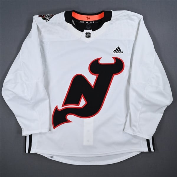 Tomas Nosek White Practice Worn Jersey 2024 Stadium Series Men Jersey – All Stitched