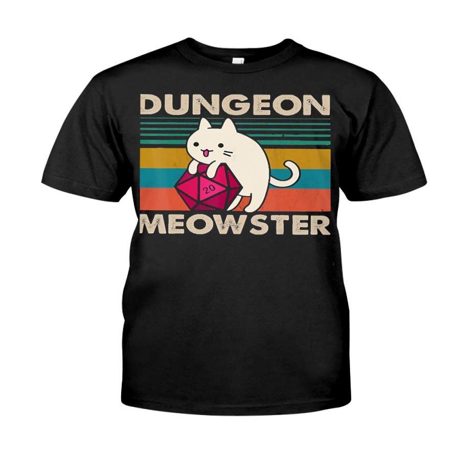 Dungeon Meowster Retro Vintage Cat Lover Shirt Classic T-Shirt By Vevotee Store