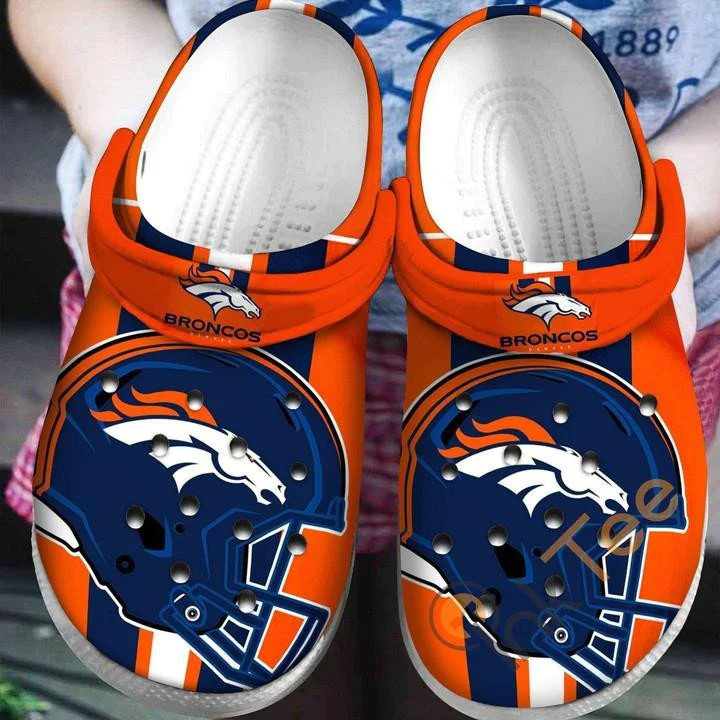 Denver Broncos Football Helmet Crocss Clog Shoes Ver947