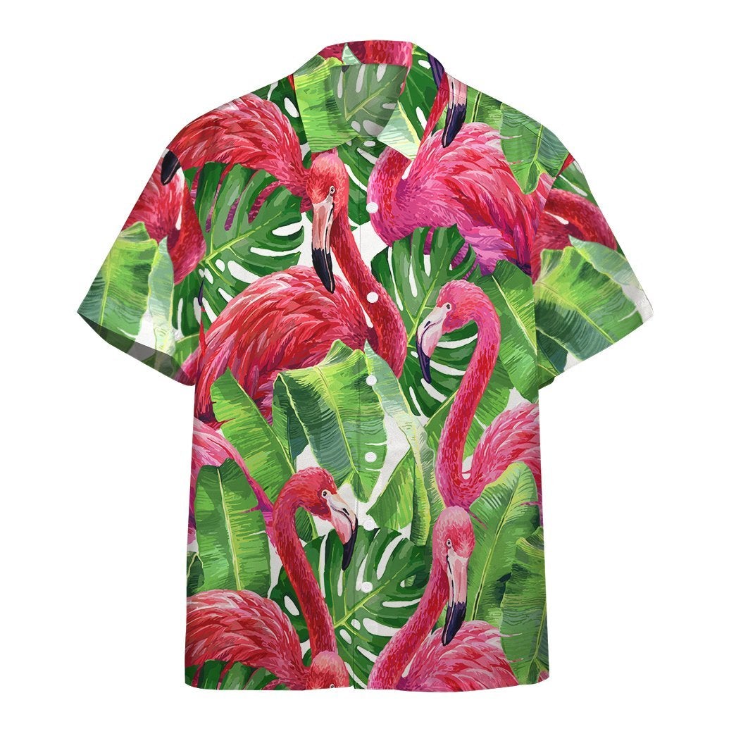 Flamingo Hawaiian Shirts, Flamingo Aloha Shirt For Men Women, Funny Flamingo Shirt