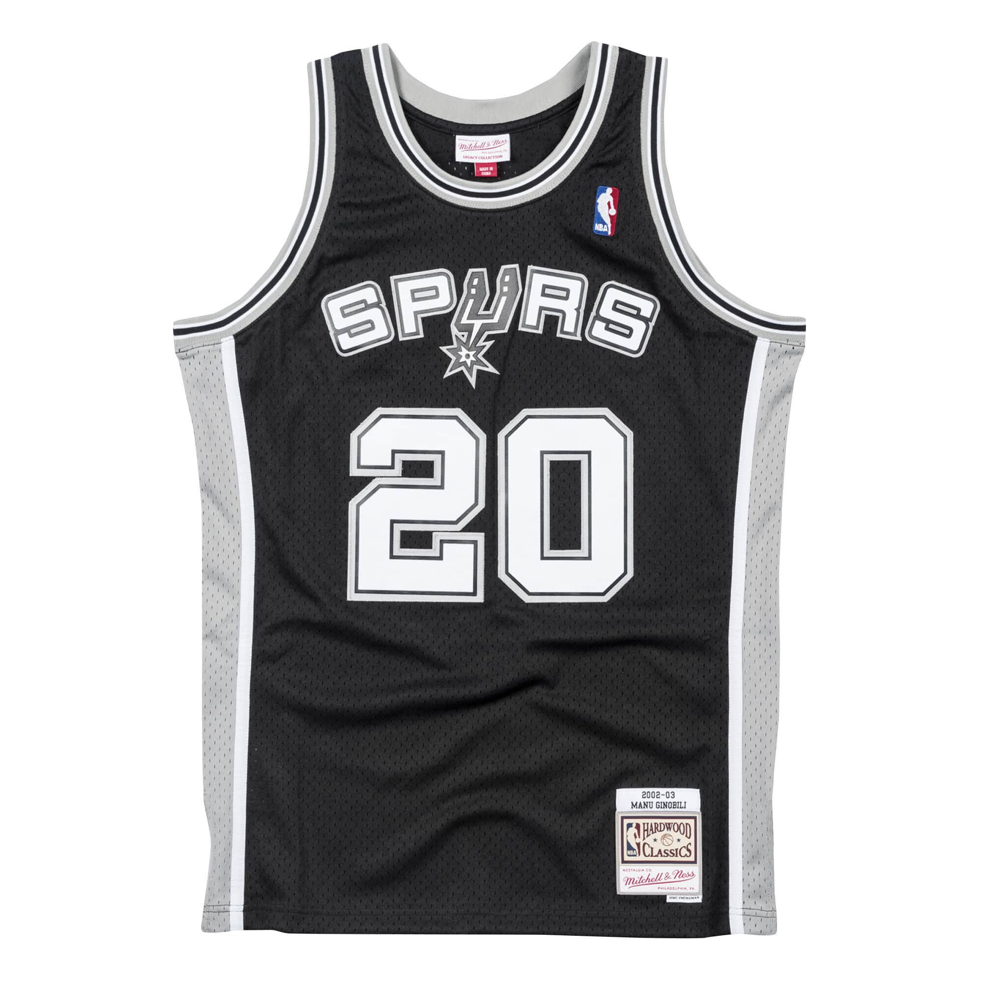 manu ginobili jersey mitchell and ness