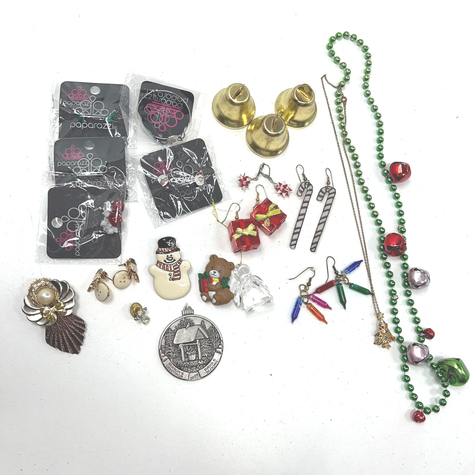 Lot Of Kitschy Holiday Christmas Jewelry