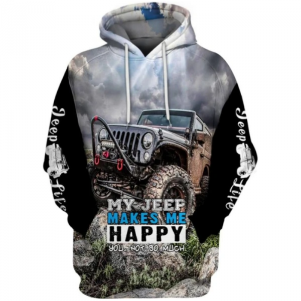 Jeep Life Unisex 3D Printed Hoodie For Men Women Clothing Clothes Outfit Nd