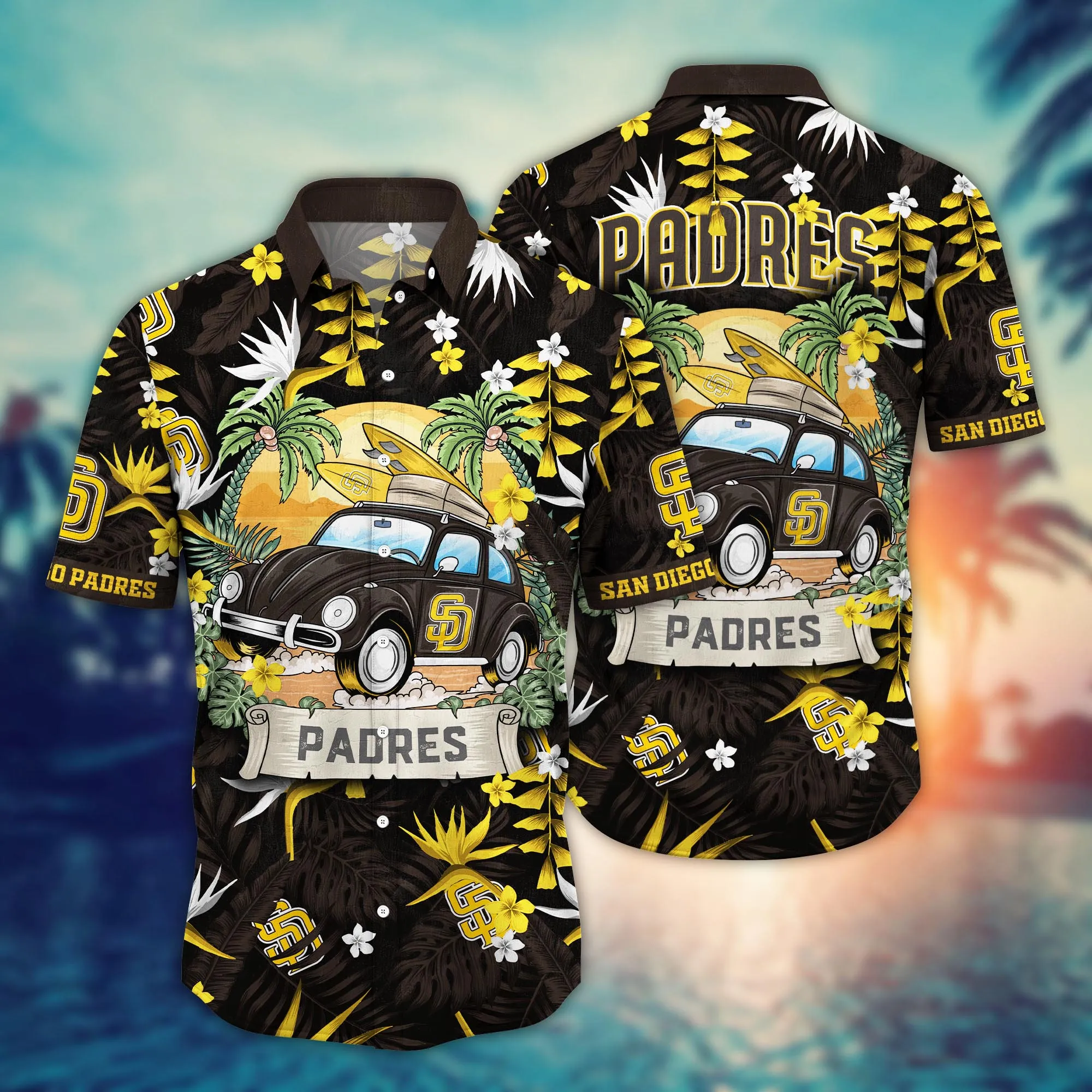 San Diego Padres Mlb Hawaiian Shirt Pool Daystime Aloha Shirt