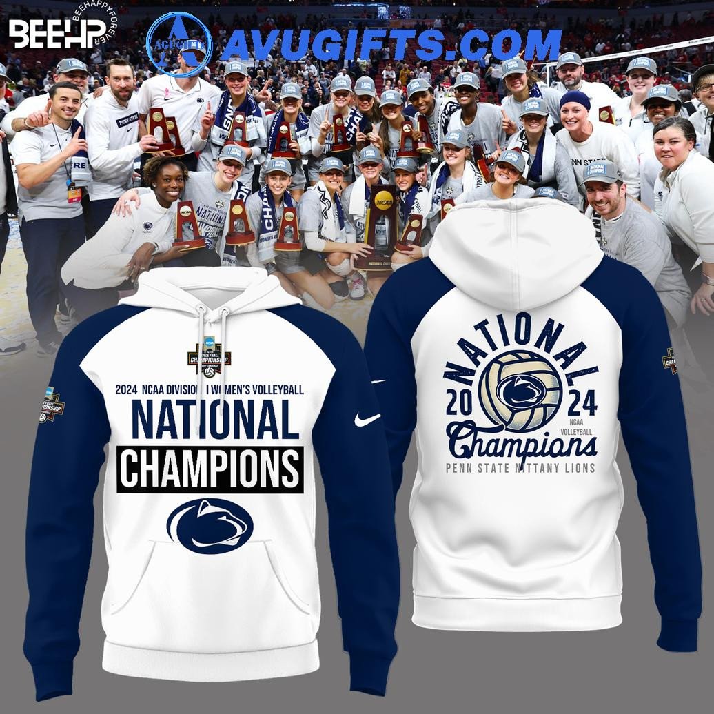 Penn State Nittany Lions 2024 Ncaa Women’S Volleyball National Champions For Fans Hoodie – Zip Hoodie 3D Aop Shirt