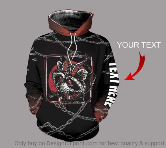 Devil Raccoon With Chains Personaliz …