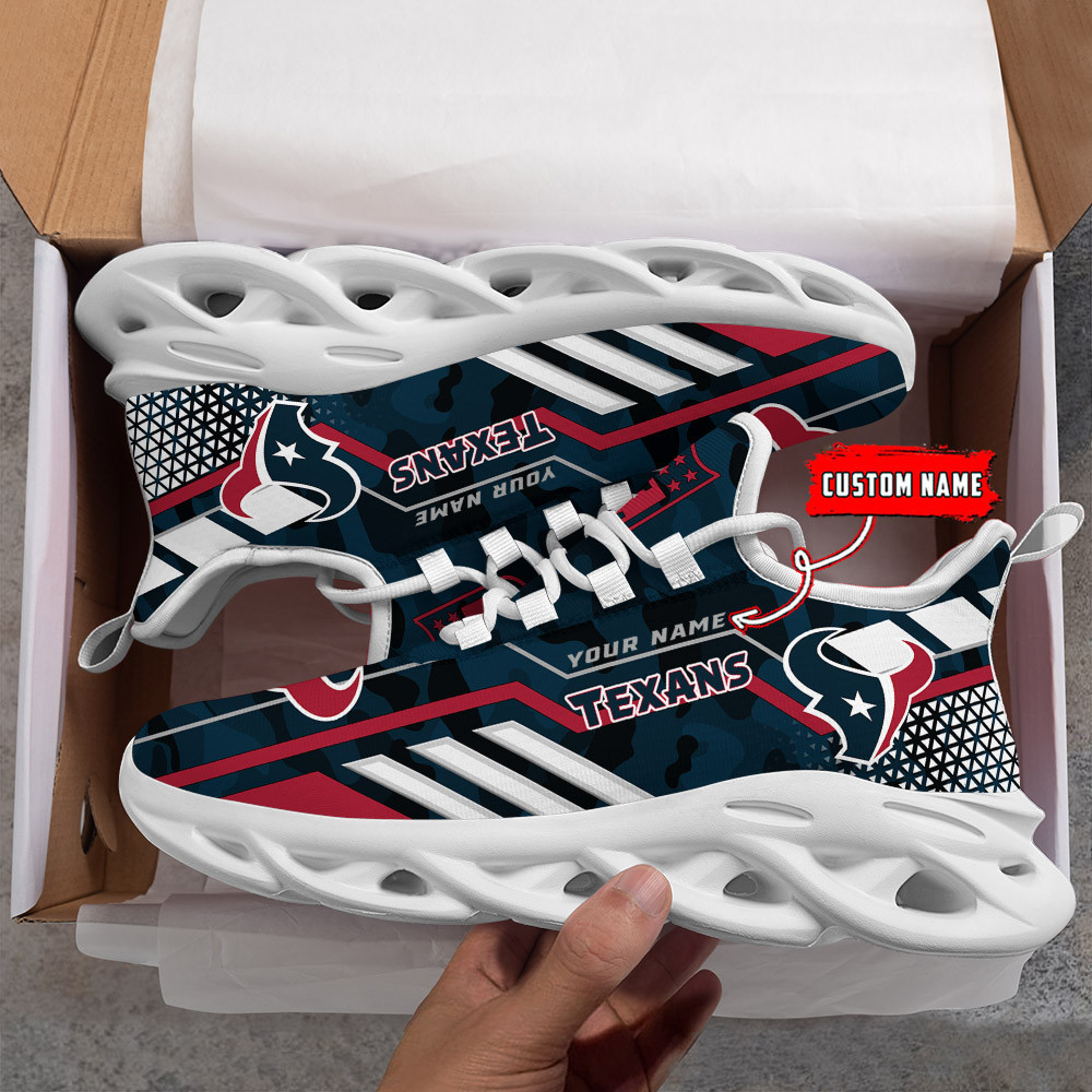 Houston Texans Clunky Max Soul Shoes Personalized MS2369