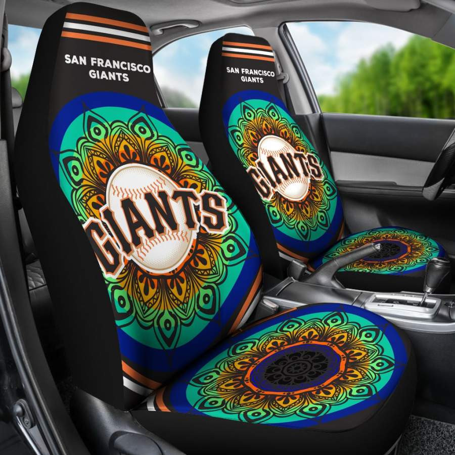 Unique Magical And Vibrant San Francisco Giants Car Seat Covers CSC2139