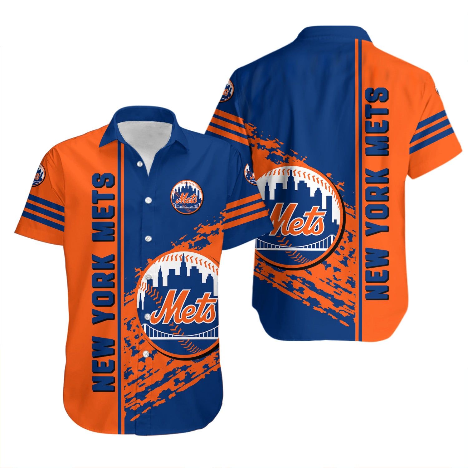 New York Mets Hawaiian Shirt Quarter Style – Mlb