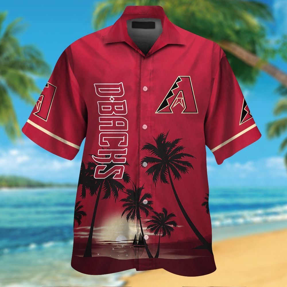 Arizona Diamondbacks Unique Hawaiian Tropical Short Sleeve Shirt Design