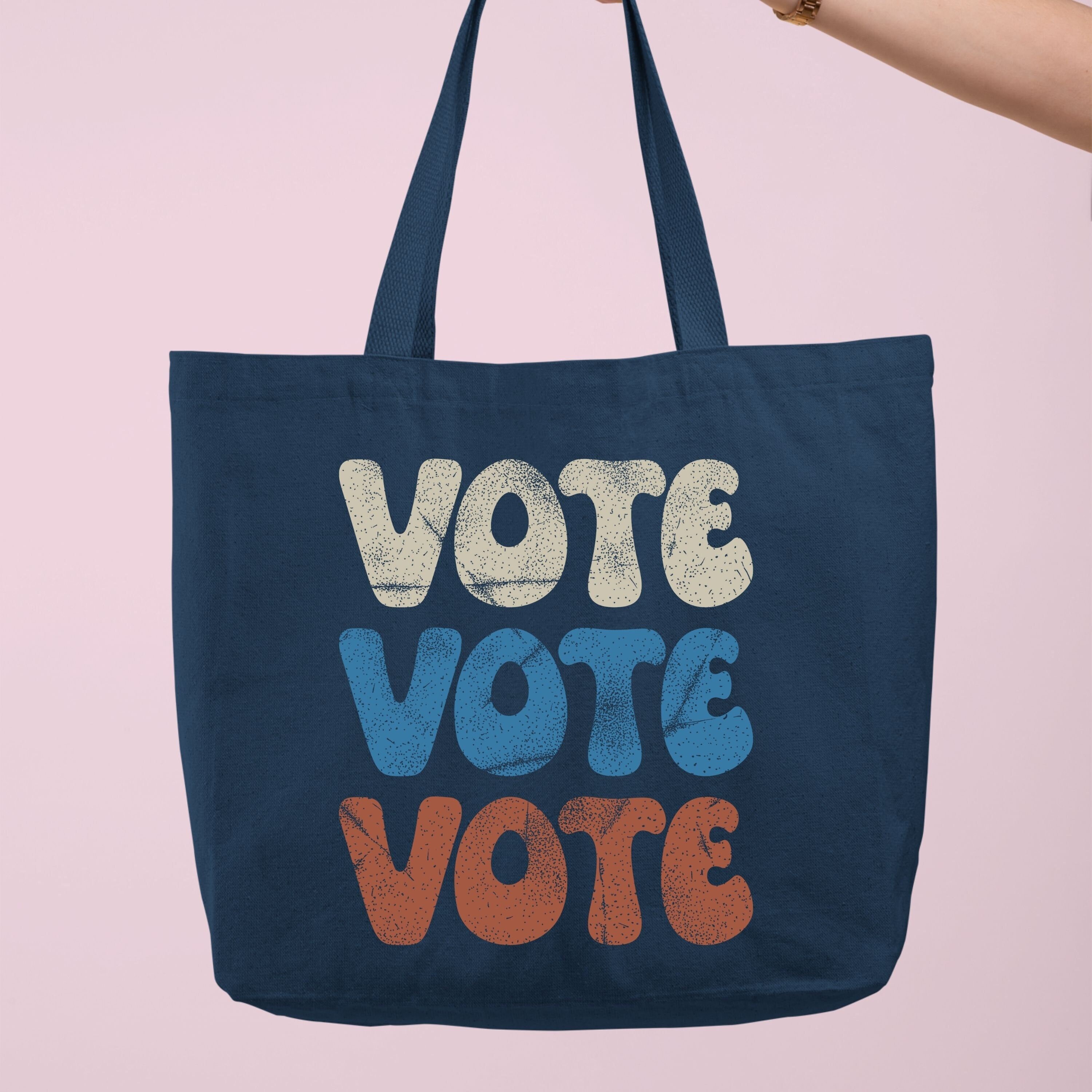 Vote Tote Bag, Vote Crew Tote Bag, Republican and Democrats Gift, Election Meeting Squad Totes, Election Day Gift, Trump and Biden Supporter