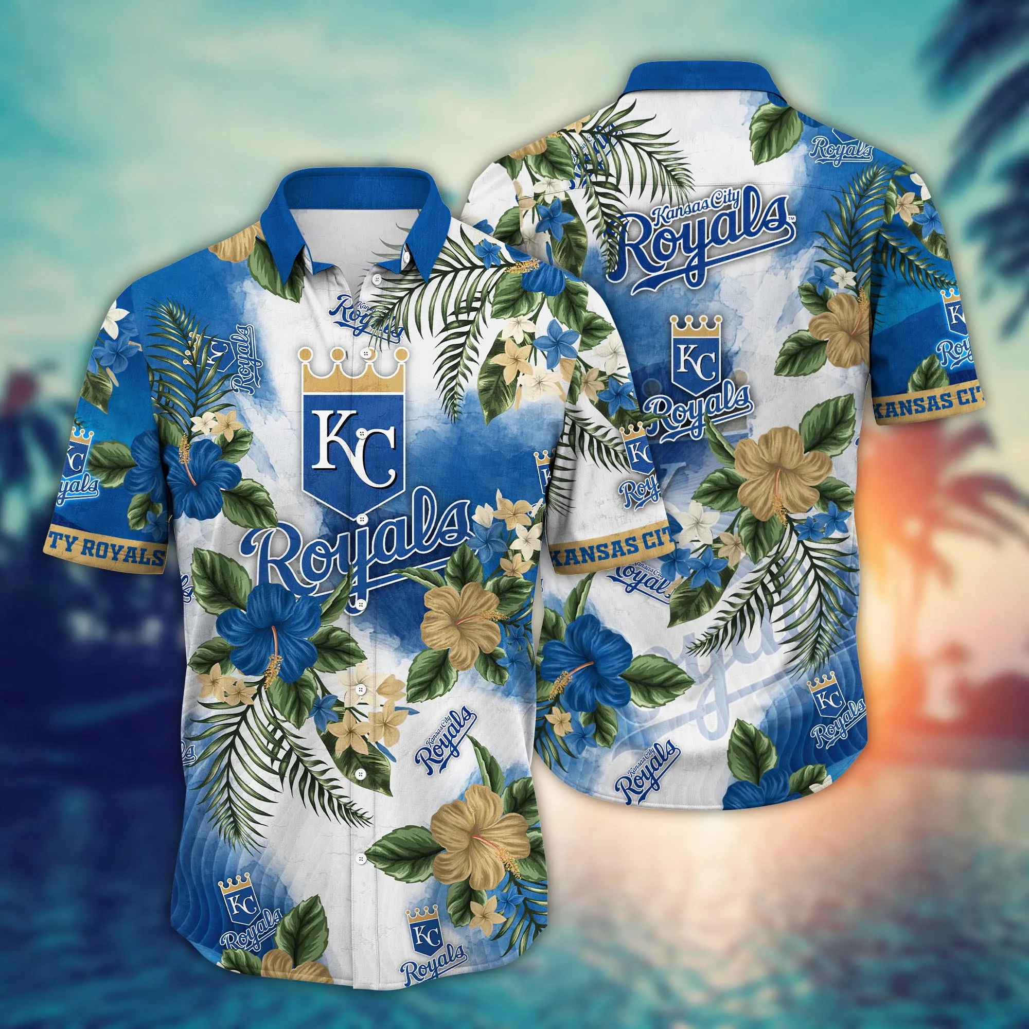 Kansas City Royals Mlb Hawaiian Shirt Summer Campstime Aloha Shirt