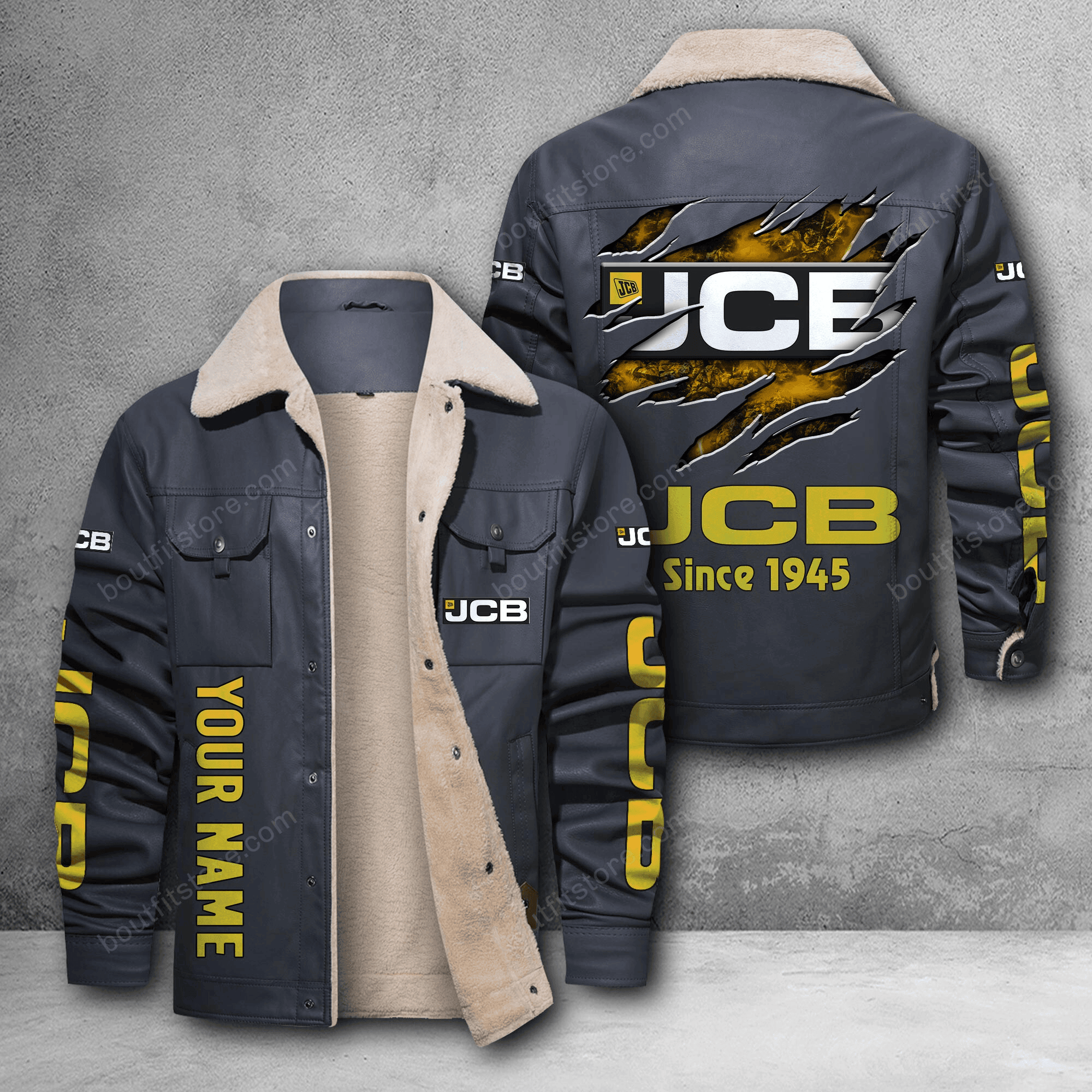 JCB DMH Custom Name Stand Collar Jacket