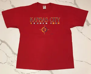 Vintage Kansas City T Shirt Jerzees Usa 90S Paradies Collection