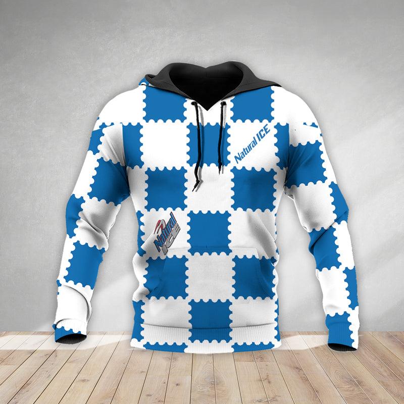 Gorgeous Gingham Natural Ice Hoodie & Zip Hoodie