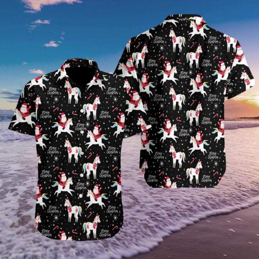 Funny Santa And Unicorn Pattern Hawa &hellip;
