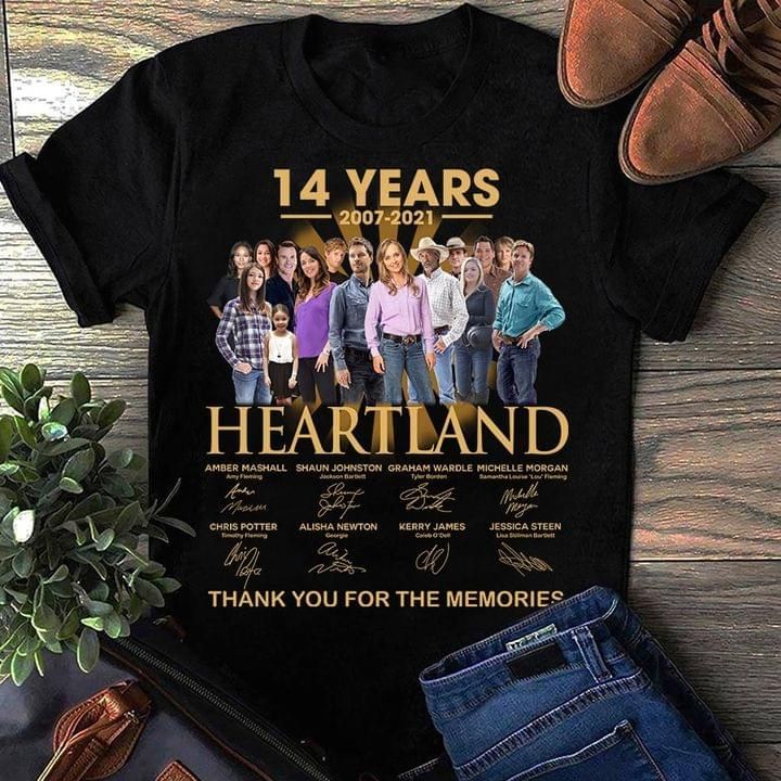 14 years of heartland main casts signed for fan thank you for memories Tshirt Hoodie Sweater