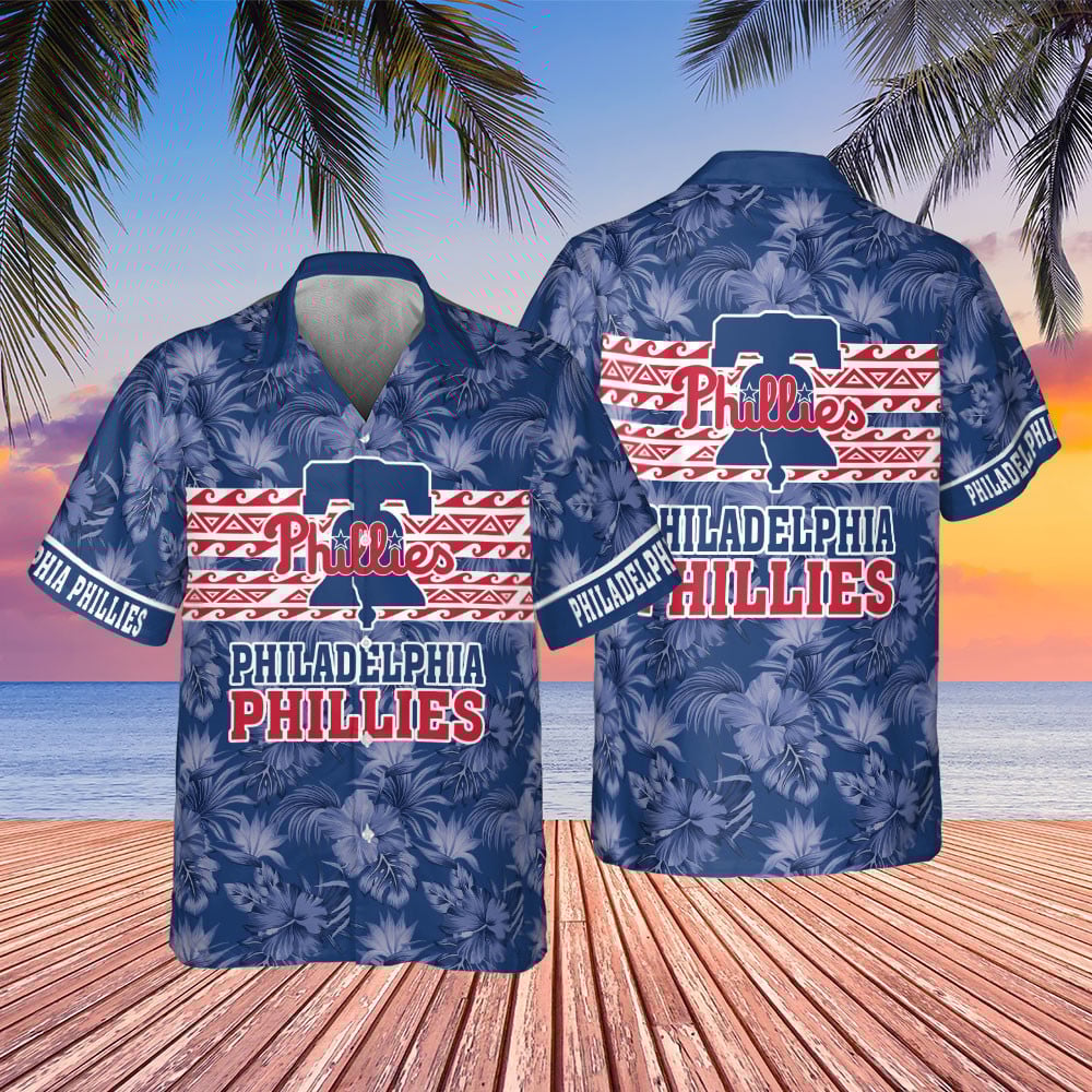 Philadelphia Phillies Major League Baseball 3D Print Hawaiian Shirt Shml