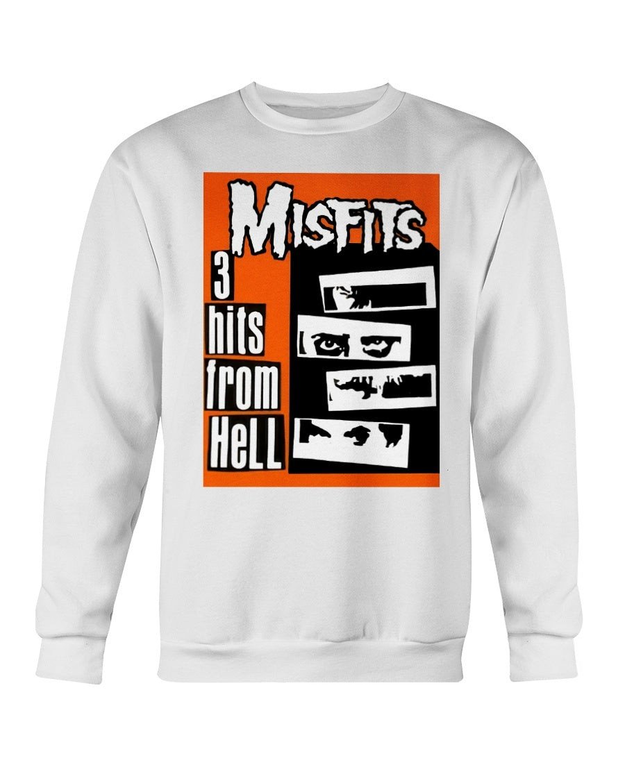 Misfits Shirt 1981 Vintage 3 Hits From Hell Sweatshirt 082721