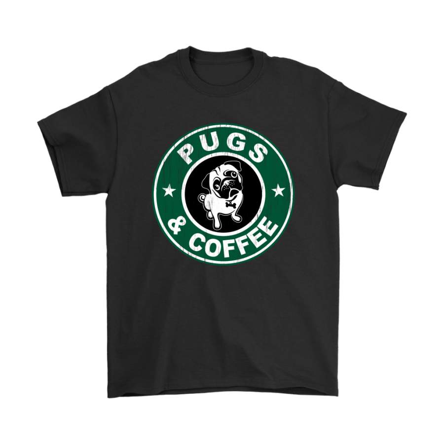 Pugs & Coffee Starbucks Animal Shirts