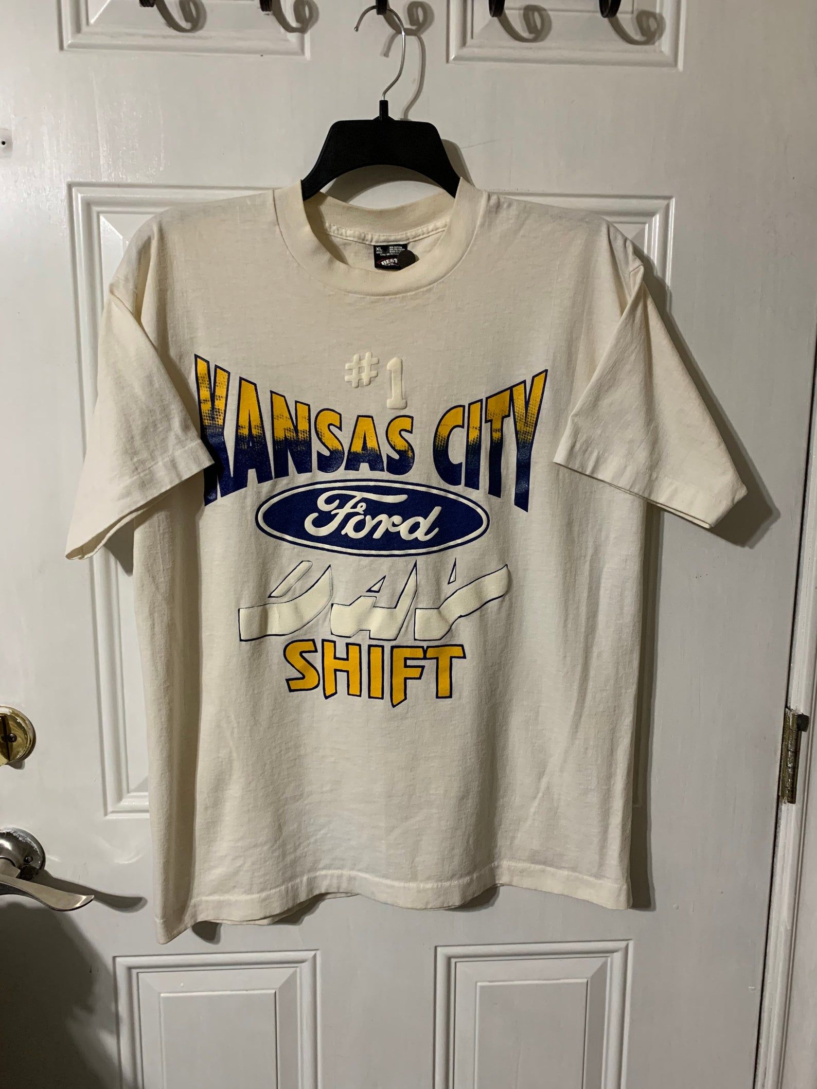 Vintage 90S Kansas City Ford Shift T-Shirt