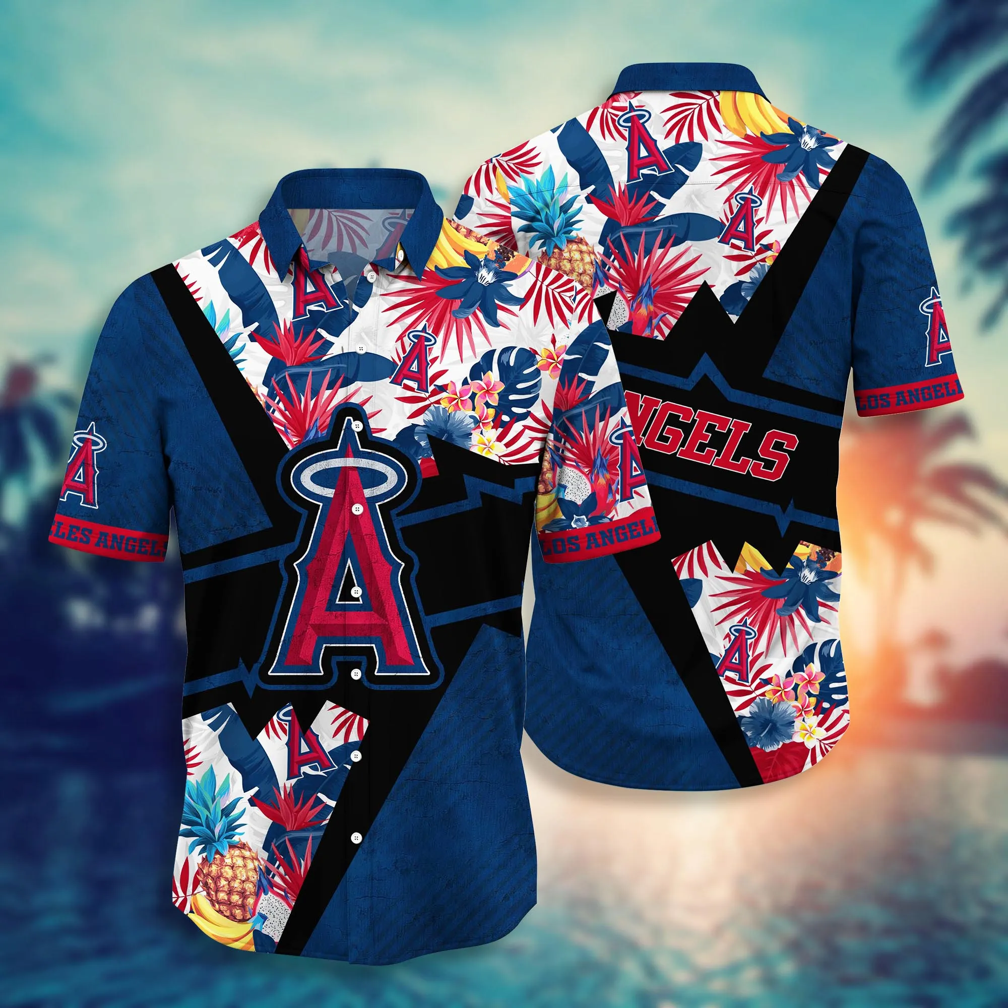 Los Angeles Angels Mlb Hawaiian Shirt Dry Season Aloha Shirt