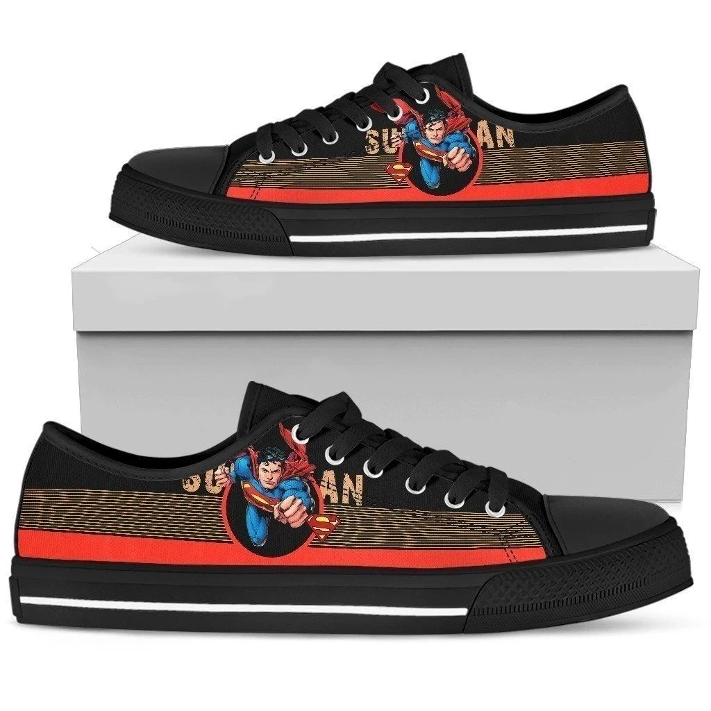 Superman Sneakers Low Top Gift For Fan Low Top Shoes VA95 - By Prowallart