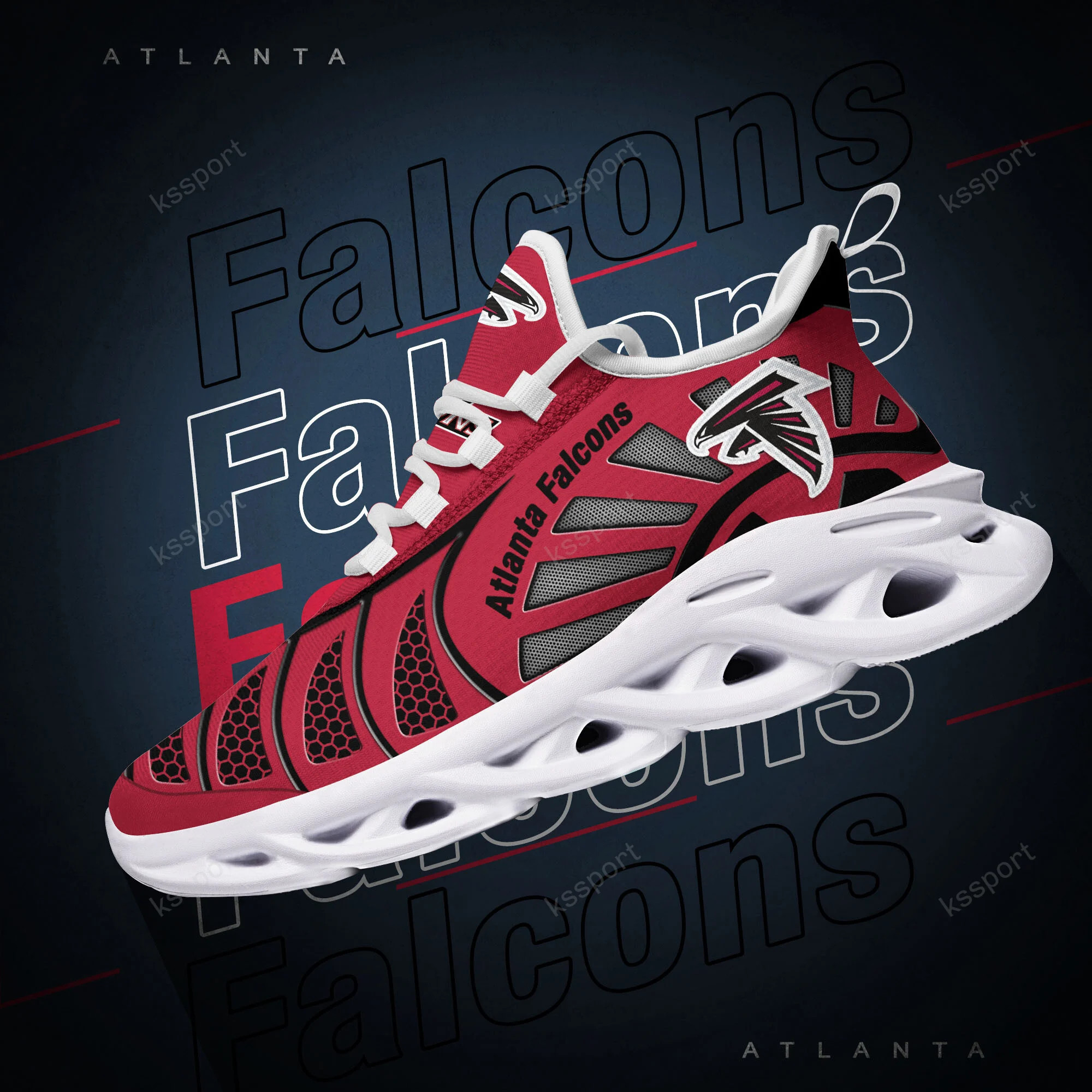 Atlanta Falcons Clunky Sneaker Max Soul Shoes MS3221