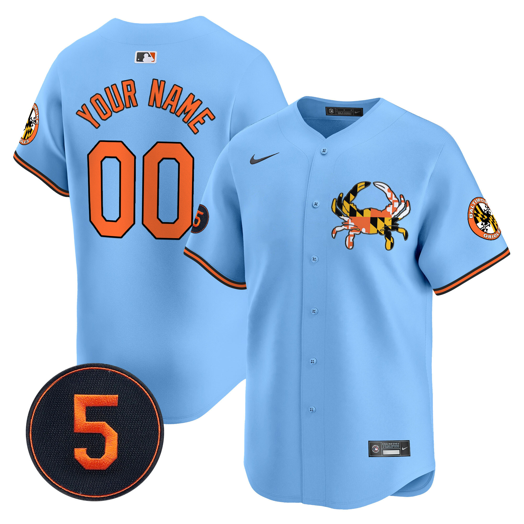 Unisex Baltimore Orioles Robinson Patch Vapor Premier Limited Custom Jersey V3 – All Stitched